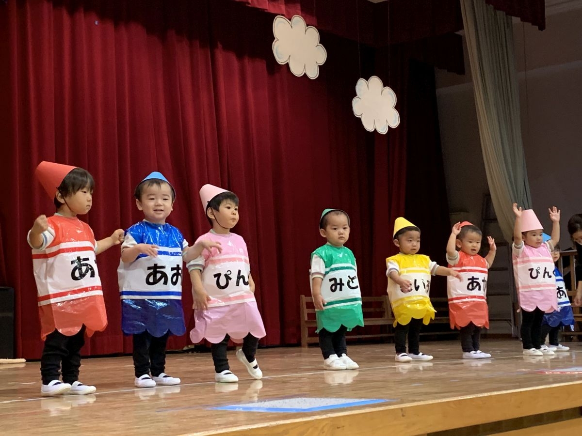(生活発表会)あひるひよこ登場!