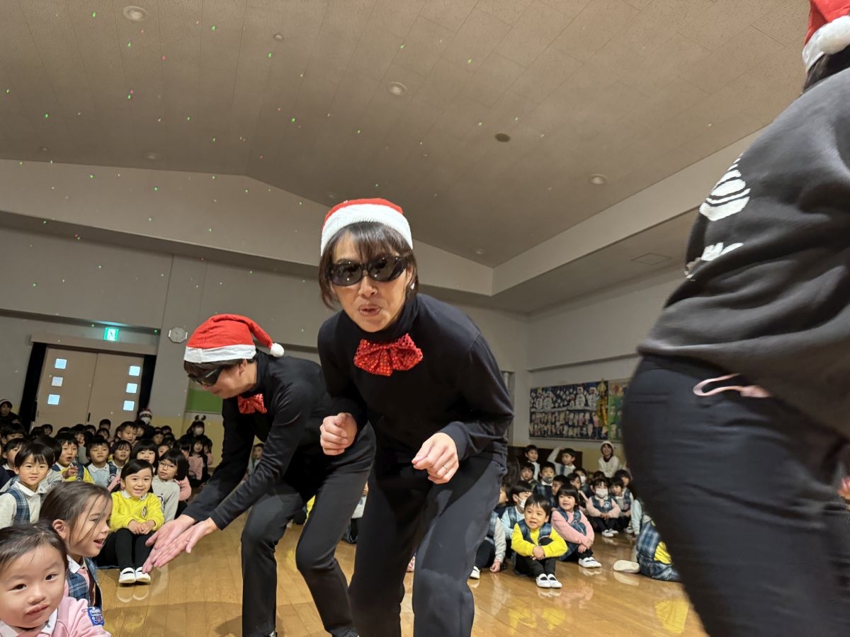 【クリスマス会)サンタさん!ありがとう!