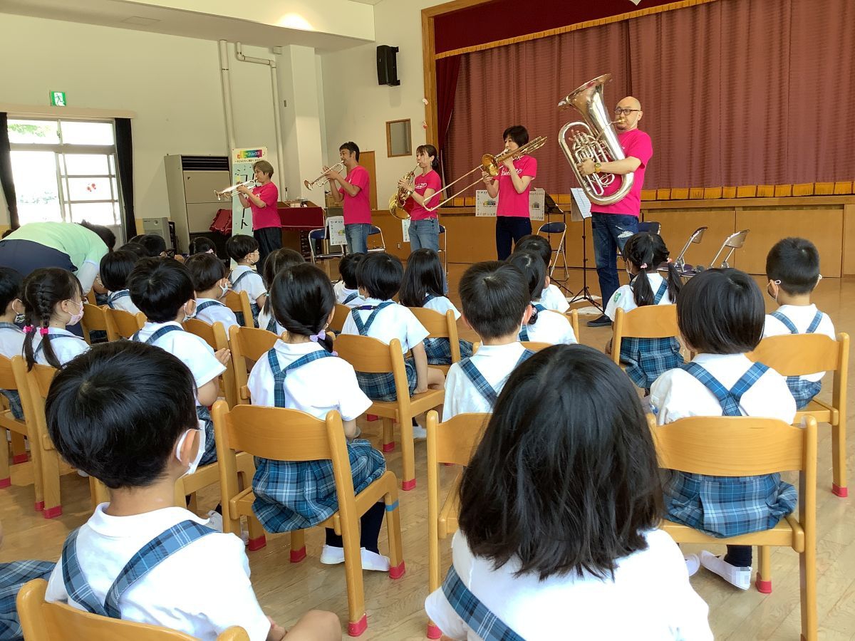 (年長)すてきな音楽にうっとり・・アンコールはしっかり!