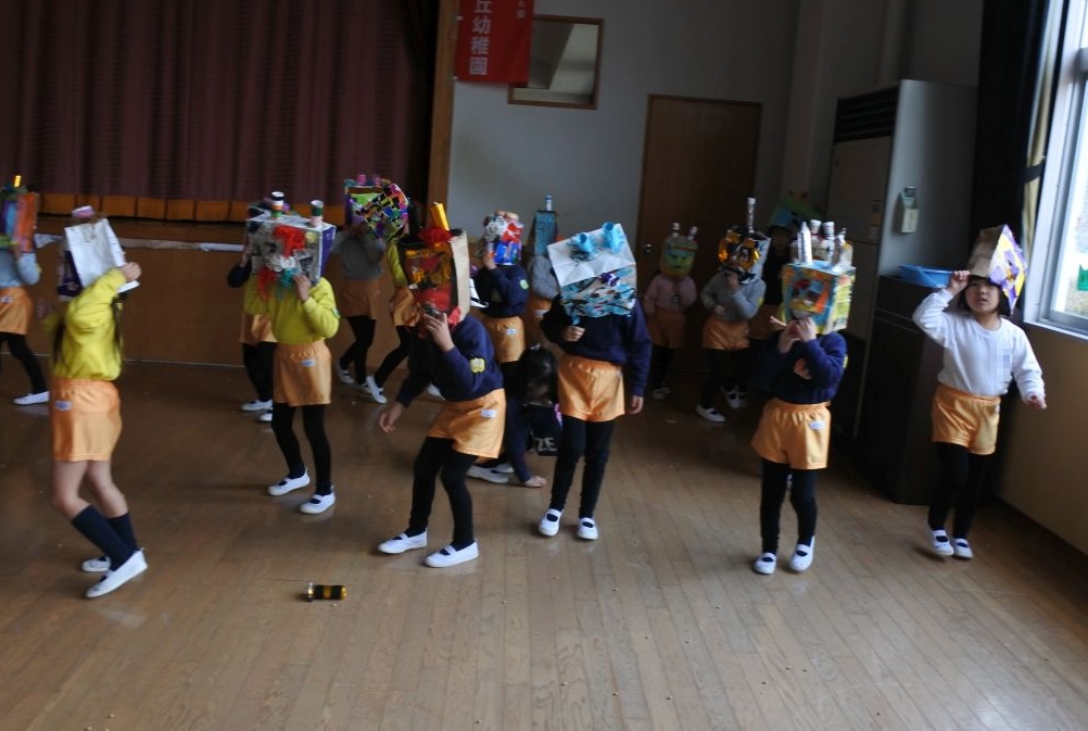 「おにわそと!ふくわうち!」幼稚園の鬼をやっつけろ!