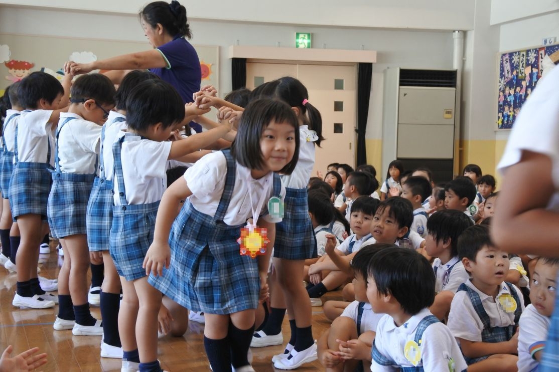 (8月31日)8月生まれの誕生会!おめでとう!