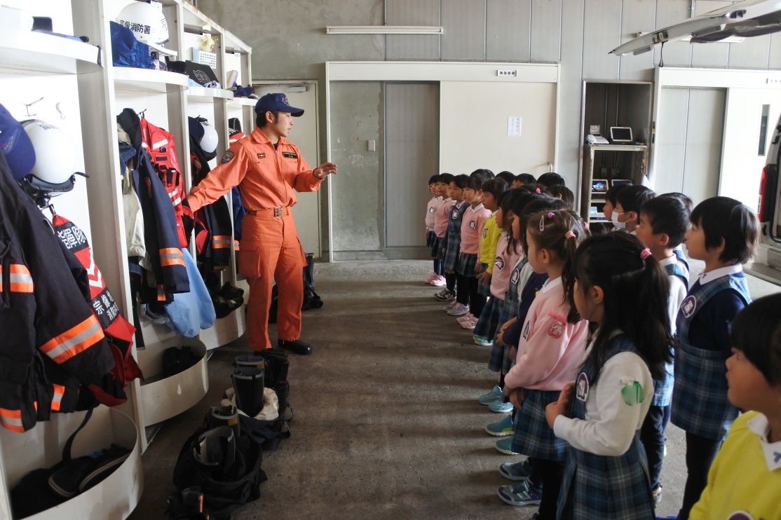 消防署見学!(年長組)