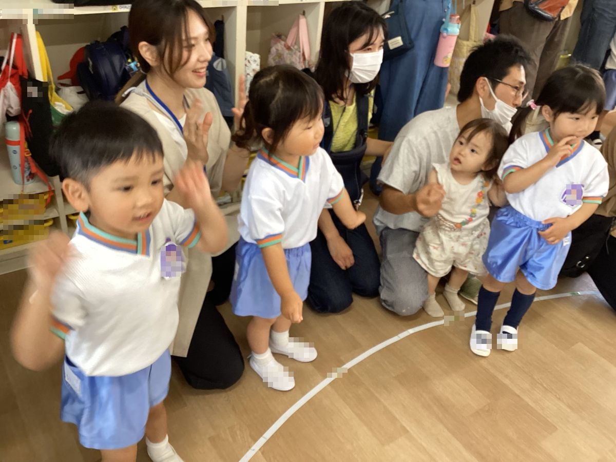 【家族参観(1・2歳・年少児)】お家の人といっしょに!